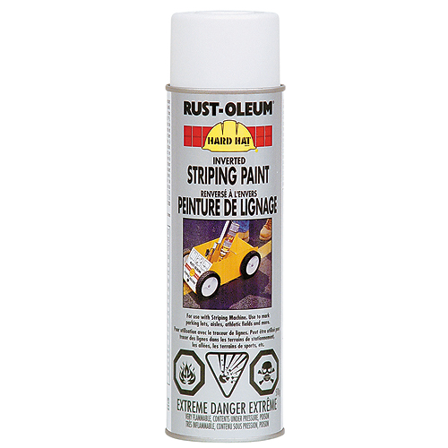 RUST-OLEUM INVERTED STRIPING PAINT AEROSOL WHITE 510GR