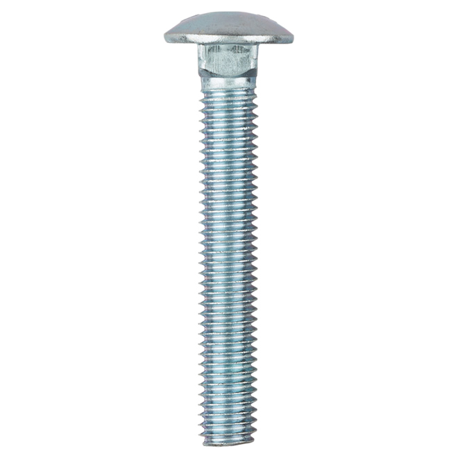 RELIABLE WITHOUT NUT CARRIAGE BOLT STEEL ZINC 3/8-16x2 1/2"x50BX