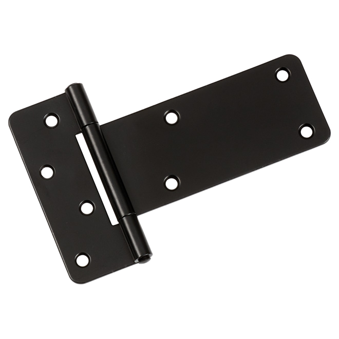 ONWARD RECTANGULAR TEE HINGE STEEL BLACK 5"
