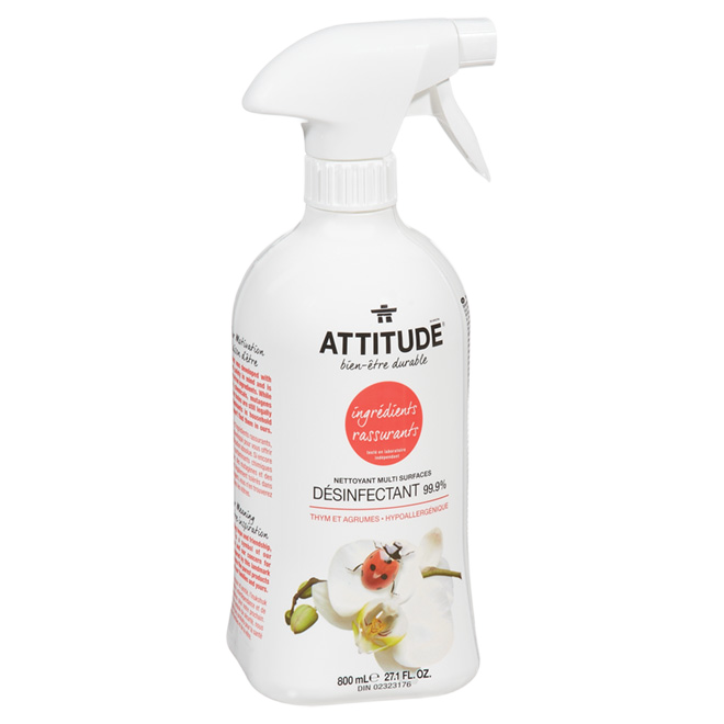 ATTITUDE DISINFECTANT CLEANER BIODEGRAD. 800ML