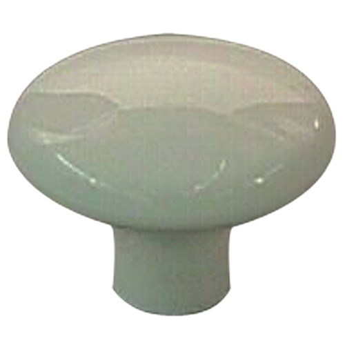 RICHELIEU VILLERAY CABINET KNOB PLASTIC WHITE 1 1/4"x1/PK