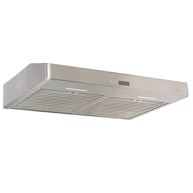 VENMAR BISTRO UNDERMOUNT RANGE HOOD 3.0 SONES STAIN.STEEL 30" 650CFM