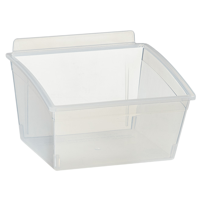 PROSLAT SMALL PROBIN STORAGE TOTE PLASTIC CLEAR 5x5x3.5"