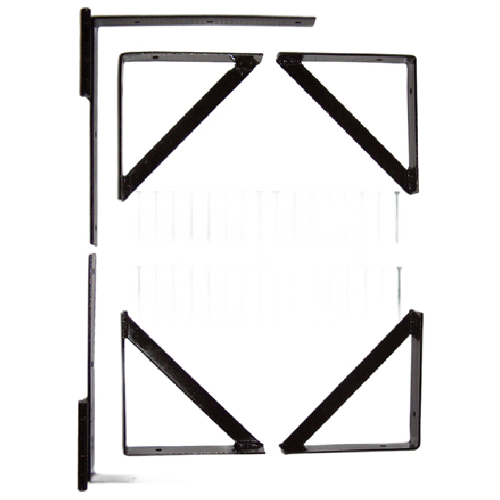 PYLEX GATE KIT STEEL BLACK