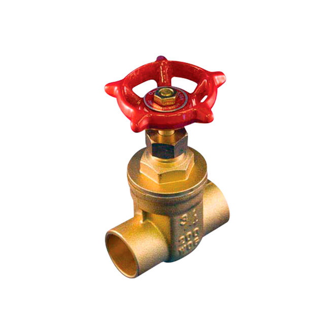 AQUA-DYNAMIC NO LEAD GATE VALVE SOLDER BRASS 3/4"