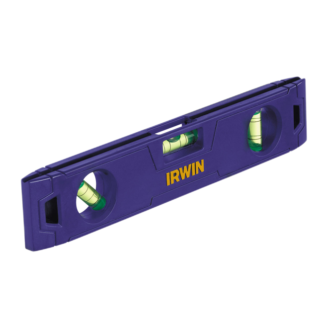 IRWIN MAGNETIC TORPEDO LEVEL ABS BLUE 9"