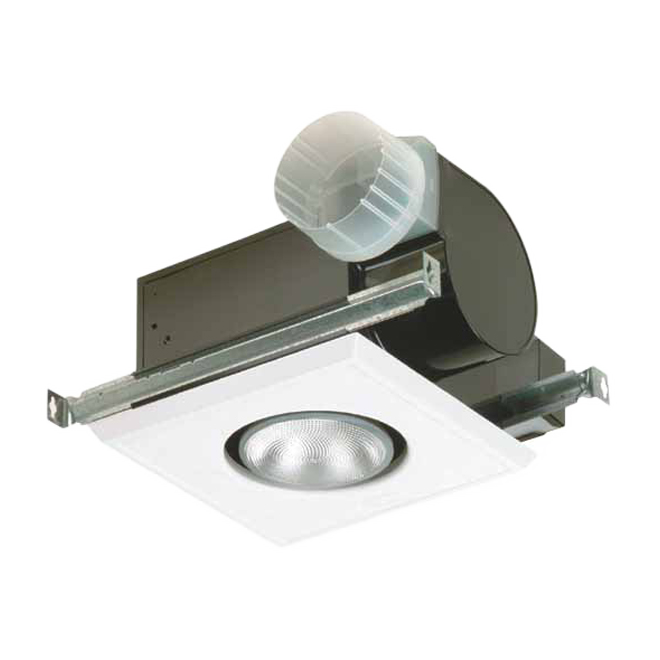 BROAN BATHROOM FAN/HEAT LAMP PLASTIC WHITE 6x11x8" 70CFM