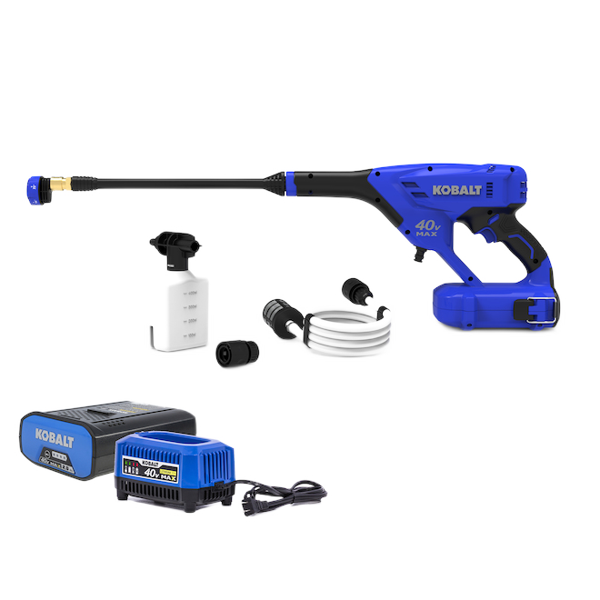 KOBALT HANDHELD PRESSURE WASHER BLUE 40V