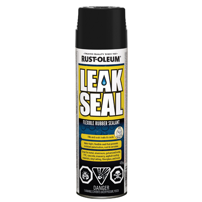 RUST-OLEUM FLEXIBLE RUBBER SEALANT BLACK 405GR