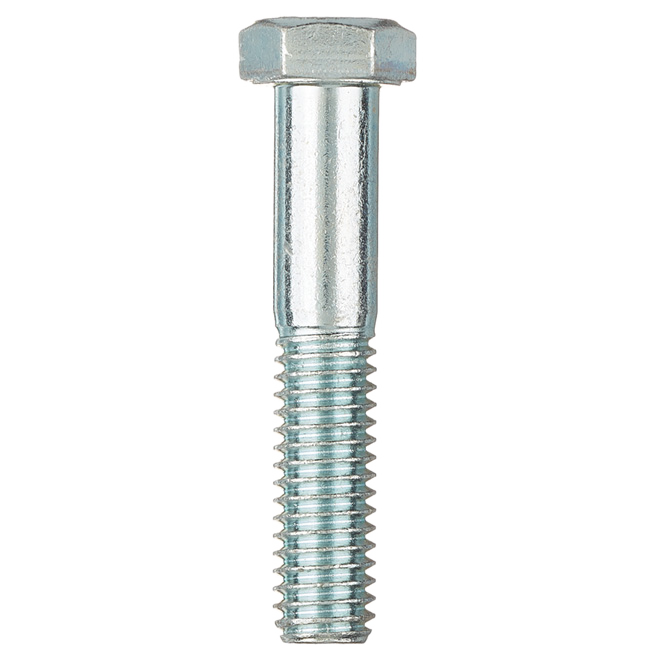 RELIABLE GRADE 2 HEXAGONAL BOLT STEEL ZINC 3/8-16x2"x50BX