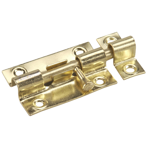 ONWARD BARREL BOLT STEEL BRASS 2 1/2"xPK1
