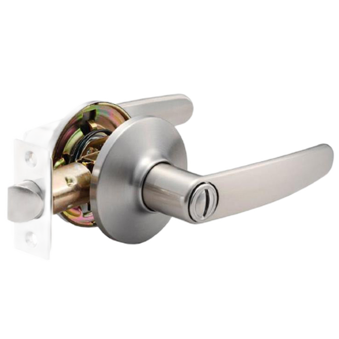 RELIABILT HAWTHOM PRIVACY LEVER ZINC SAT.NICKEL