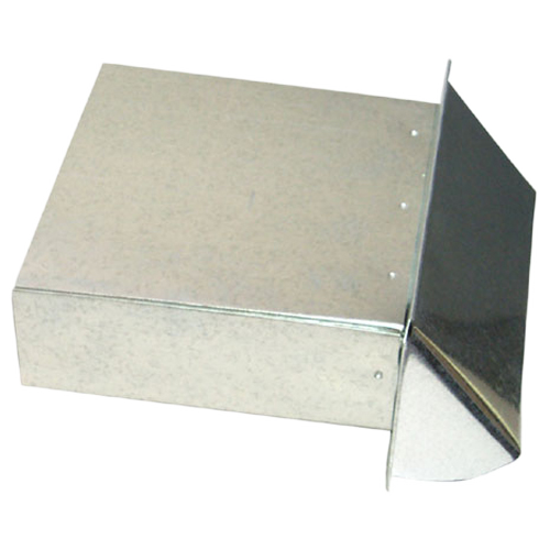 IMPERIAL WALL HOOD WALL EXHAUST GALVANIZED 3 1/4x10"