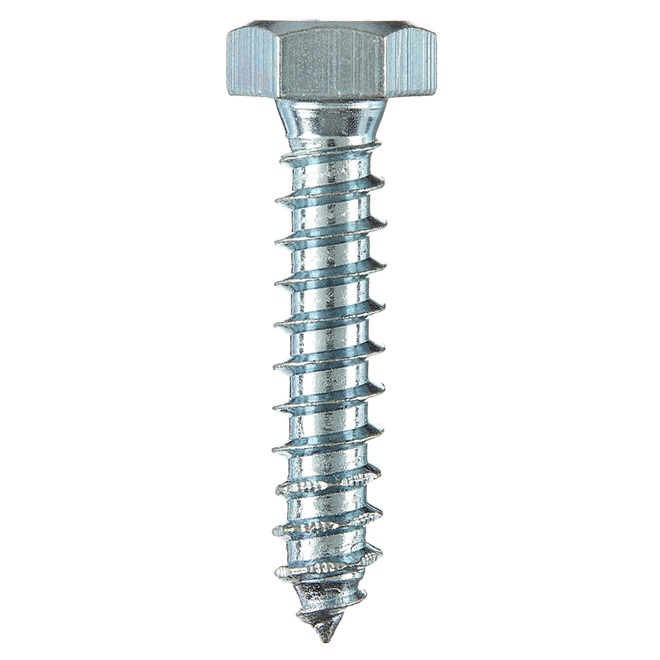 RELIABLE HEX.HEAD LAG SCREW STEEL ZINC 5/16x1.5"x50BX