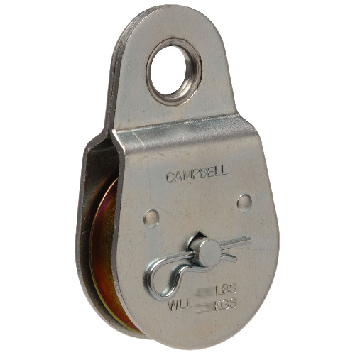 BEN-MOR RIGID EYE SINGLE PULLEY STEEL 2 1/2"