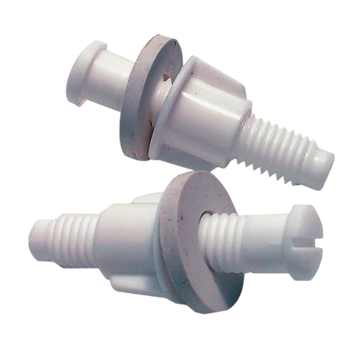 MASTER PLUMBER TOILET SEAT BOLT PLASTIC WHITE