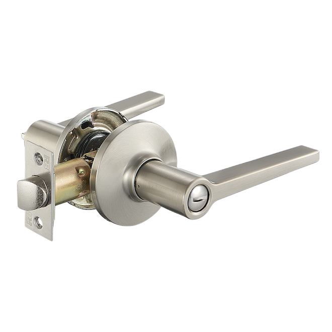 RELIABILT LYRE SQUARE PRIVACY LEVER ZINC SAT.NICKEL