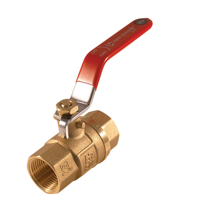 AQUA-DYNAMIC NO LEAD BALL VALVE THREADED BRONZE 3/4"