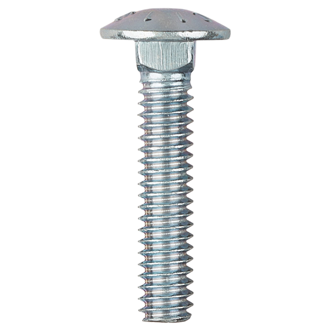 RELIABLE WITHOUT NUT CARRIAGE BOLT STEEL ZINC 1/4-20x1 1/4"x50BX