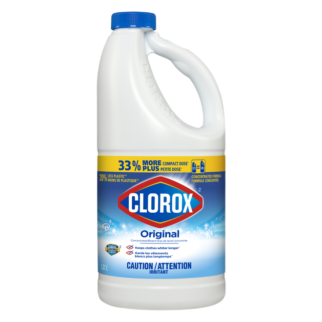 CLOROX CONCENTRATED BLEACH LIQUID 1.27L