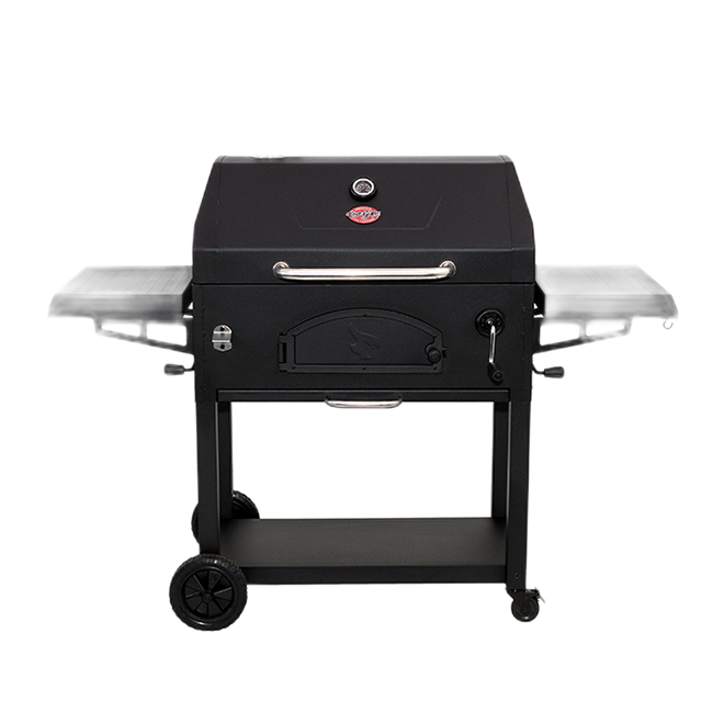 CHAR-GRILLER CHARCOAL BBQ STEEL BLACK 580"S-32.9"