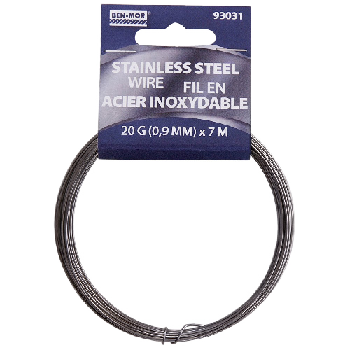 BEN-MOR 20G WIRE STAIN.STEEL STAIN.STEEL 7MxGA20