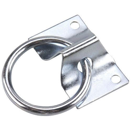 ONWARD WITH PLATE HITCHING RING STEEL ZINC 3/8"x2"x2"xPK1