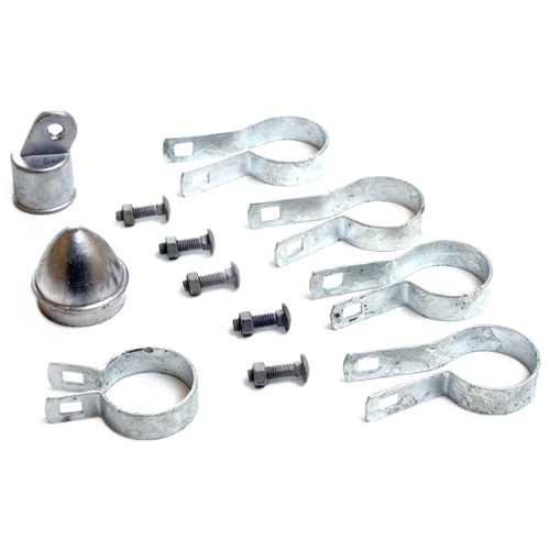 MASTER HALCO TERM POST KIT STEEL GALVANIZED 1 7/8"x1 3/8"
