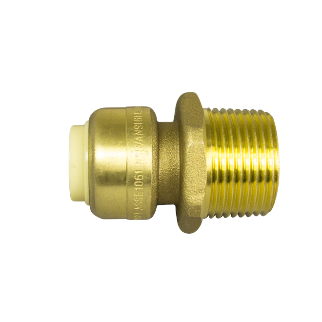 WATERLINE MALE ADAPTER CPVC/PEX GOLD 1/2"