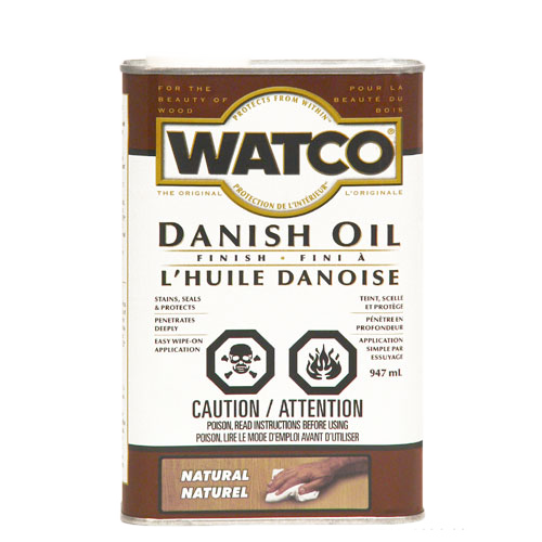 WATCO DANISH OIL FINISH RESIN OIL NATURAL 947ML