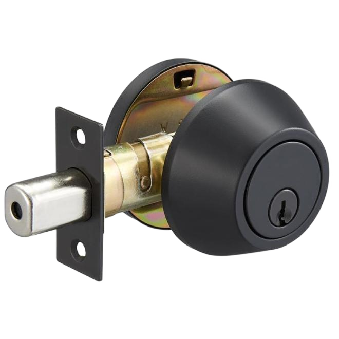 RELIABILT NADIR DEADBOLT ZINC MATTE BLACK