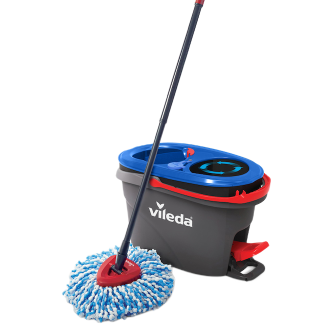 VILEDA EASYWRING SPIN MOP SYSTEM PLASTIC GREY