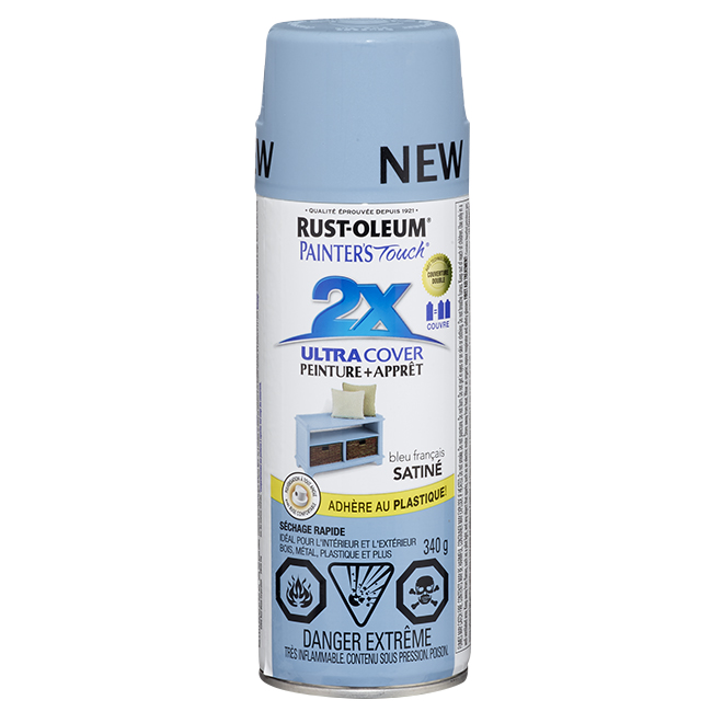 PAINTER'S TOUCH ULT.COVER 2X INT/EXT PAINT AEROSOL FRENCH BLUE 340GR