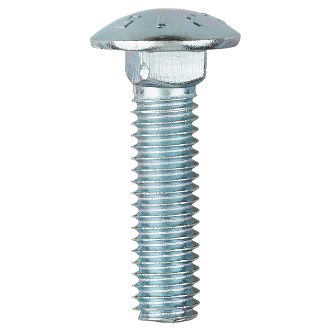 RELIABLE WITHOUT NUT CARRIAGE BOLT STEEL ZINC 3/8-16x1 1/2"x50BX