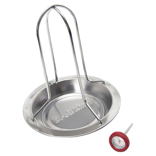 BROIL KING CHICKEN ROASTER S.STEEL SILVER