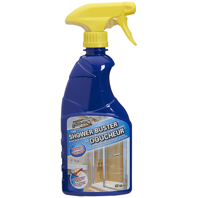 SURF-PRO SHOWER BUST. GLASS CLEANER BLUE/YELLOW 500ML