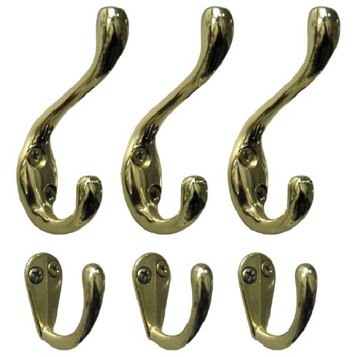 ONWARD 6PC HOOK VALUE PACK BRS