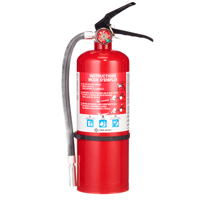 FIRST ALERT TYPE 3A40-BC EXTINGUISHER METAL RED 5LB