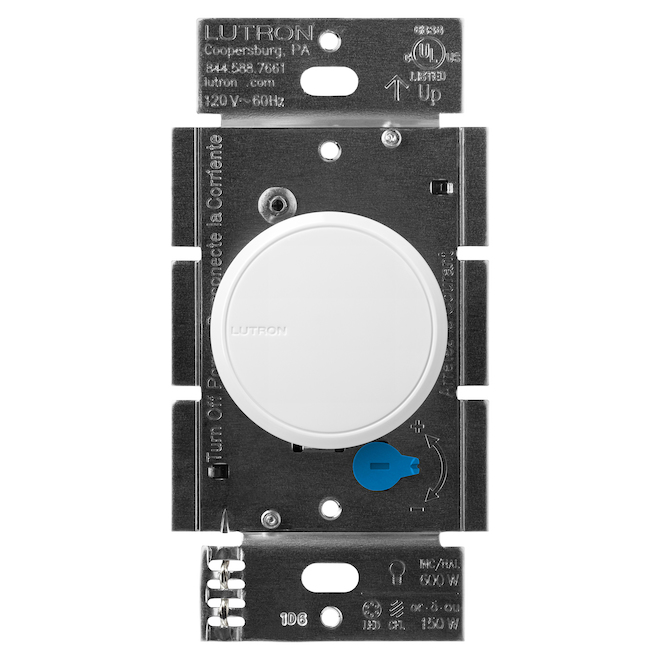 LUTRON DALIA LED DIMMER ROTARY WHITE