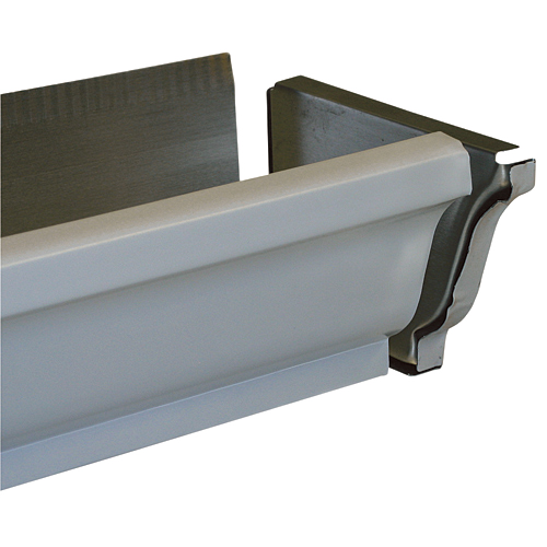 KAYCAN RIGHT GUTTER END CAP ALUMINUM WHITE 4"