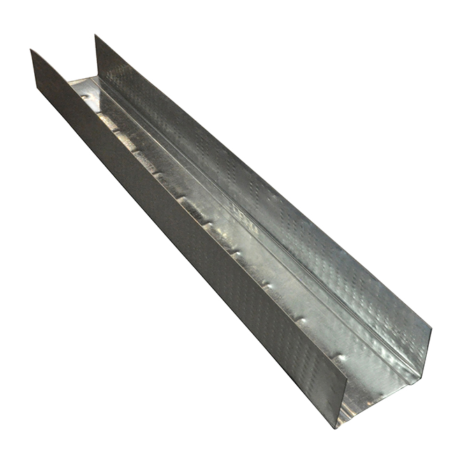 26 GA LIGHT TRACK STEEL GALVANIZED 1 5/8"x10'