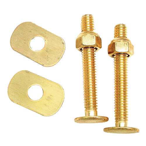 MASTER PLUMBER FR.TOILET CLOSET BOLTS BRASS BRASS 2PK