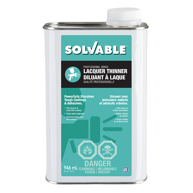 SOLVABLE LACQUER THINNER 946ML