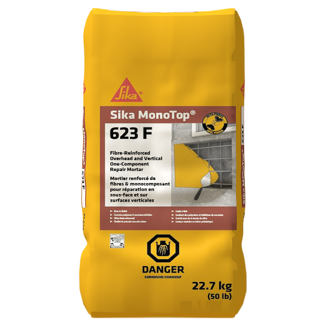 SIKA MONOTOP 623F FIBER MORTAR MORTAR GREY 22.7KG