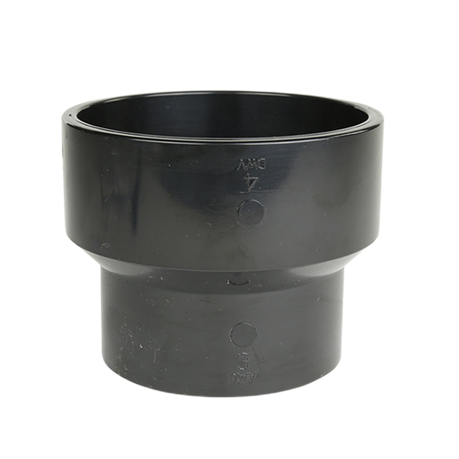 IPEX HUB INCREASER COUPLING ABS-DWV BLACK 4x3"