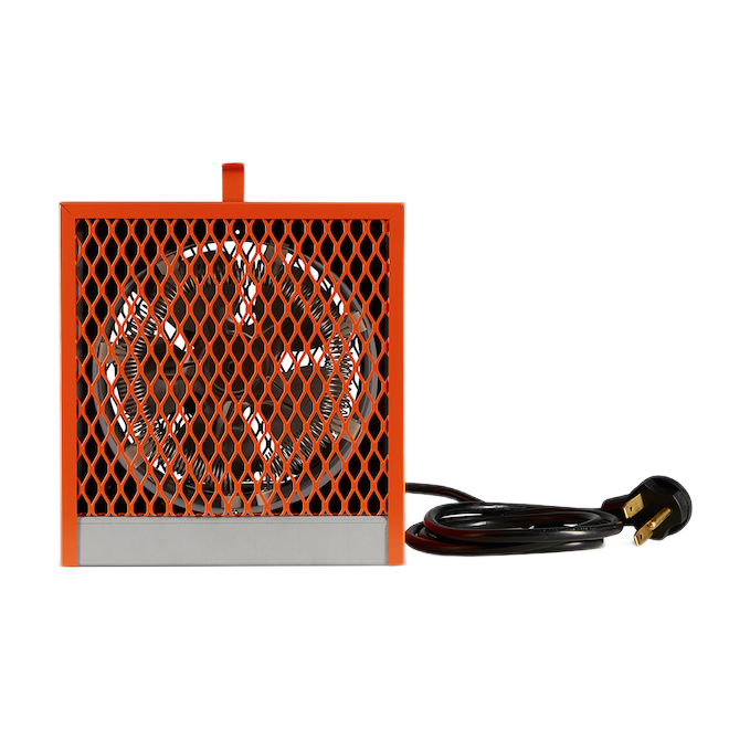 UNIWATT CONSTRUCTION PORTABLE HEATER STEEL ORANGE 4800Wx240V