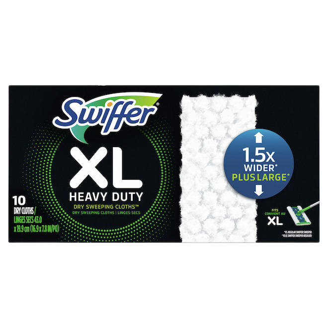 SWIFFER XL DRY CLOTH MICROFIBER 10/PK