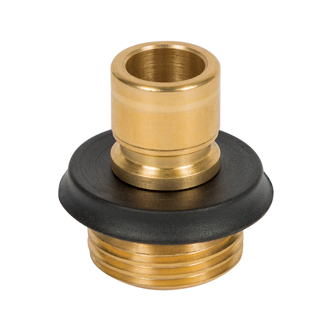 GILMOUR HEAVY DUTY MALE CONNECTOR BRASS BLACK/GOLD