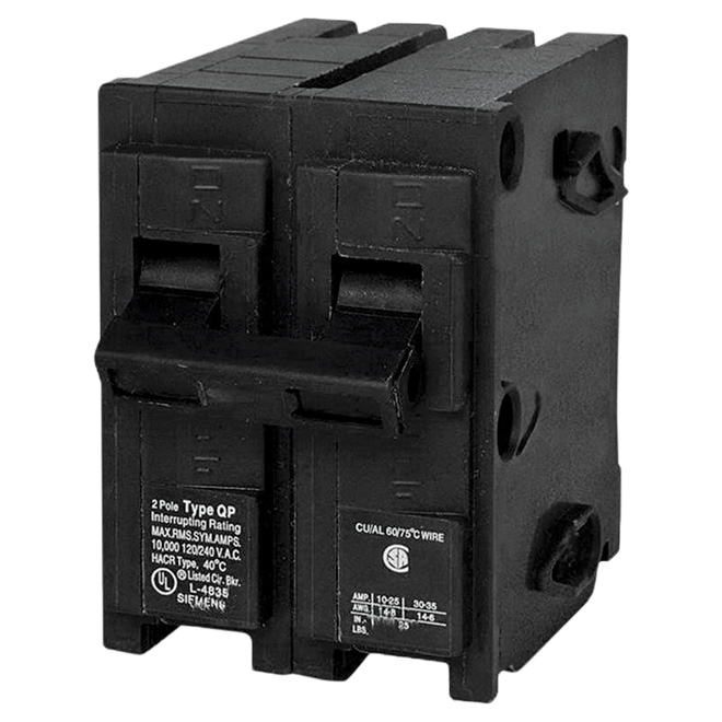 SIEMENS 10 KA BREAKER BLACK 100AM-120/240V