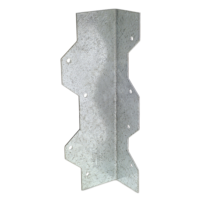 SIMPSON STRONG-TIE ZMAX L-SHAPED ANGLE GALVANIZED 7"